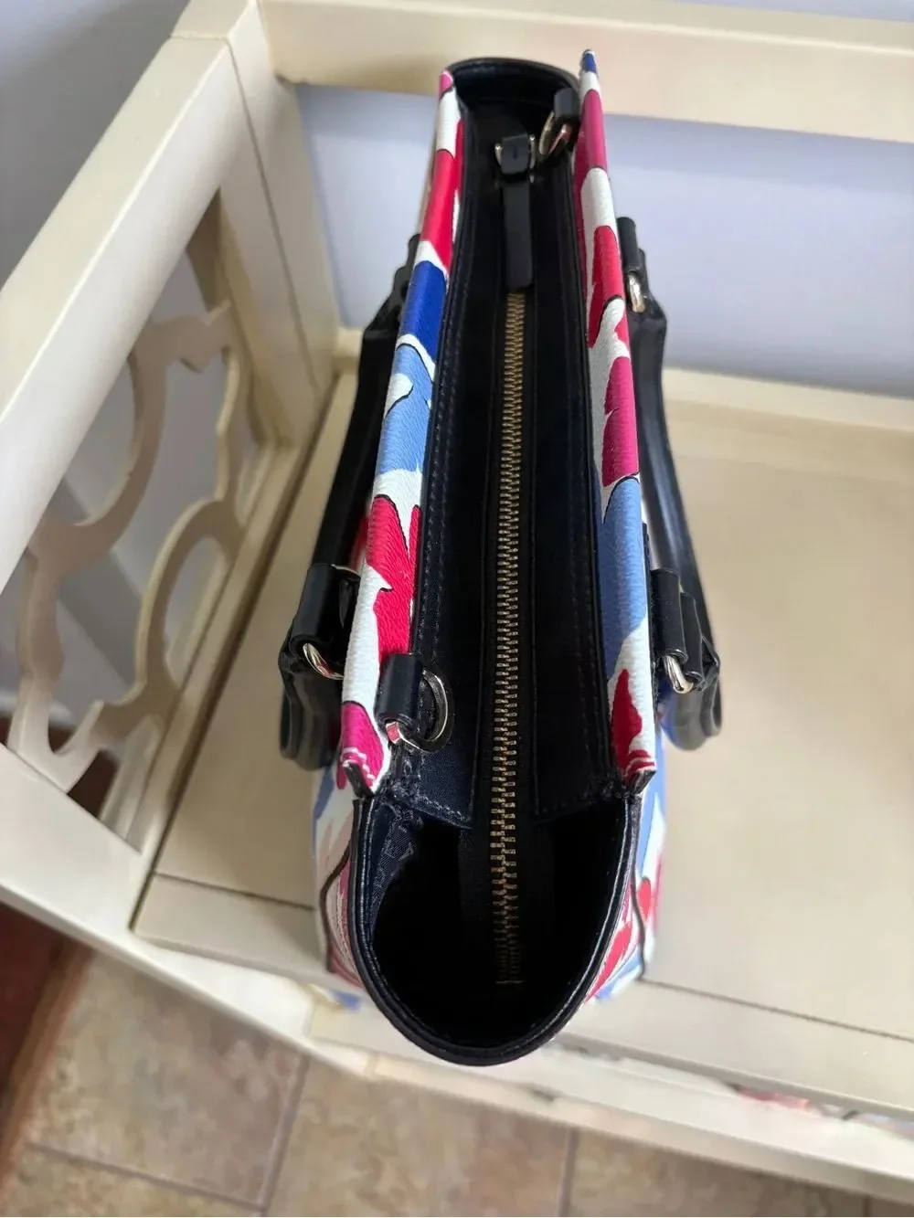 Kate Spade Small Camryn Wellesley Printed Festive Butterfly Satchel